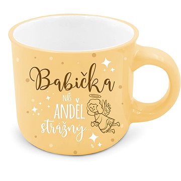 

Nekupto Dárkový mini hrneček Babička - náš anděl strážný