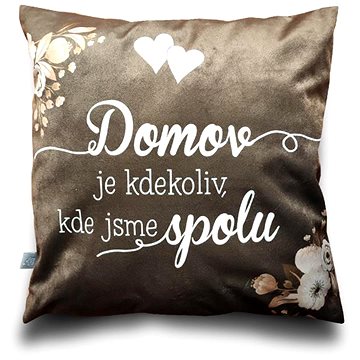 

Nekupto Polštář Domov je kdekoliv Sladký domov