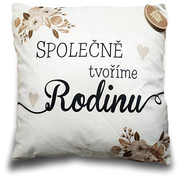 

Nekupto Polštář Společně tvoříme rodinu Sladký domov