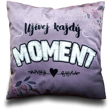

Nekupto Polštář Užívej každý moment Sladký domov
