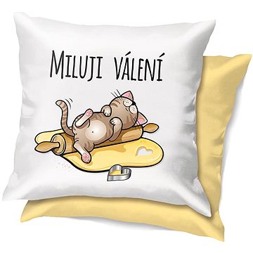 

Nekupto Vtipný polštář Miluji válení