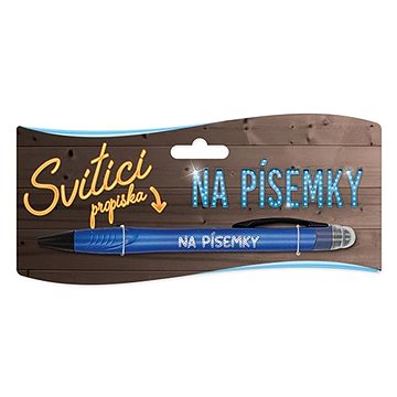 

Nekupto Propiska s potiskem Na písemky svítící