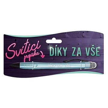 

Nekupto Propiska s potiskem Díky za vše svítící
