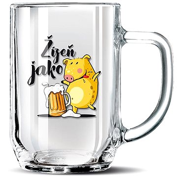 

Nekupto Dárkový půllitr Žízeň jako prase