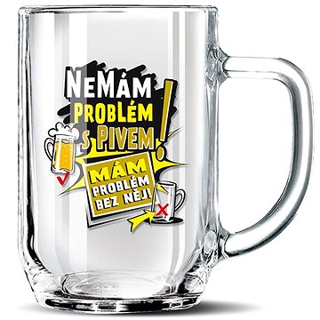 

Nekupto Dárkový půllitr Nemám problém s pivem!