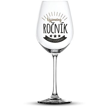 

Nekupto Vtipná sklenice na víno s potiskem Výjimečný ročník