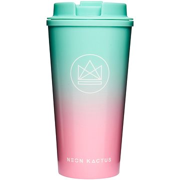 

Neon Kactus Nepropustný termohrnek 0,45 l tyrkysovo/růžový