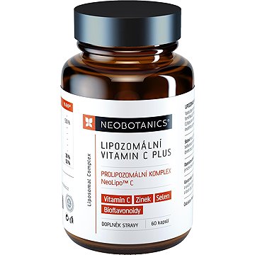

Neobotanics Lipozomální vitamin C Plus + ZN + SE + Bioflavonidy, 60 kapslí