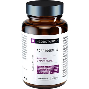 

Neobotanics Adaptogen X9, anti - stress & vitality complex, 60 kapslí