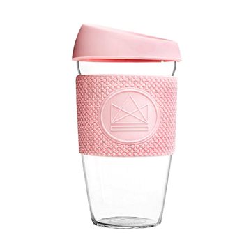 

Neon Kactus Skleněný hrnek na kávu 450 ml růžový