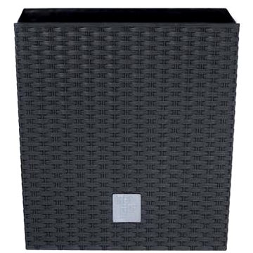 

PROSPERPLAST Květináč + vklad RATO LOW 17 cm, antracit