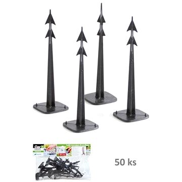 

PROSPERPLAST Kolíky upevňovací HARPOON PEG 120, černé (bal. 50 ks)