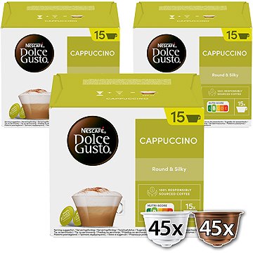 

NESCAFÉ® Dolce Gusto® Cappuccino XXL - 90 kapslí (45 porcí)