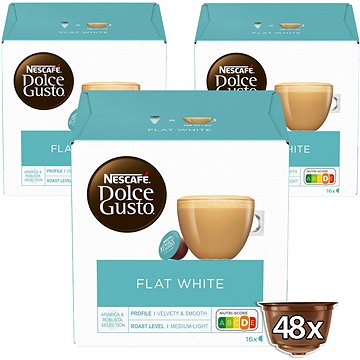 NESCAFÉ Dolce Gusto Flat White, 3 balení - Kávové kapsle