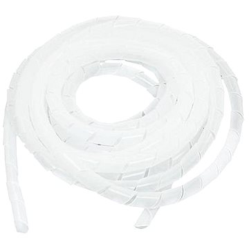 NEDIS organizér kabelů, průměr 60 mm (10 m), bílý - Organizér kabelů