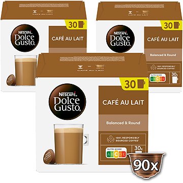 

NESCAFÉ® Dolce Gusto® Café Au Lait XXL - 90 kapslí