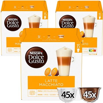 

NESCAFÉ® Dolce Gusto® Latte Macchiato XXL - 90 kapslí (45 porcí)