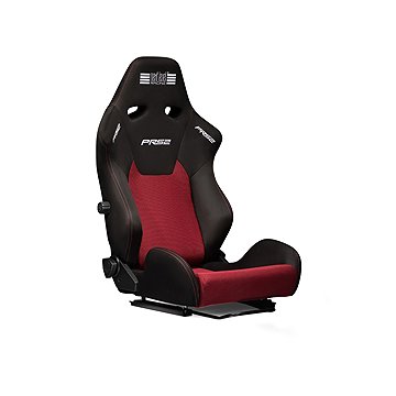 Next Level Racing PRS2 Performance Reclining Sim Racing Seat, herní sedačka černo-červená