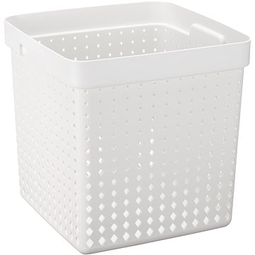 

NHG Seoul Úložný košík 29,6 × 29,6 × 29,6 cm XL, bílý