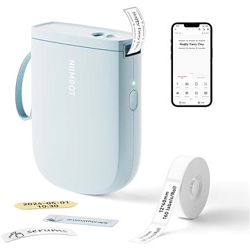 

Niimbot D11_H Smart modrá + role štítků