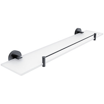

Nimco Unix Police do koupelny s ohrádkou, úchyty černé mat 60 cm