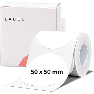 Niimbot štítky R 50x50mm 150ks Round pro B21, B21S, B1, B3S