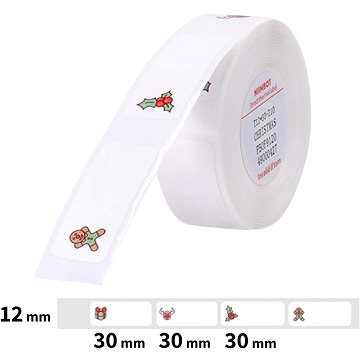 

Niimbot štítky T 12x30mm 210ks Vánoce pro D11, D11-M, D110, D110-H