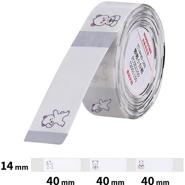 

Niimbot štítky T 14x40mm 160ks Medvídě pro D11, D11-M, D110, D110-H