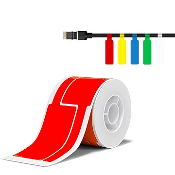

Niimbot štítky na kabely T 25x76mm 200ks Červené pro B21, B21S, B3, B1S