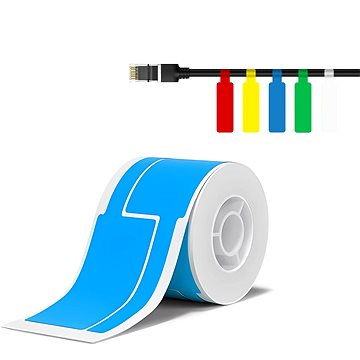 Niimbot štítky na kabely T 25x76mm 200ks Modré pro B21, B21S, B3, B1S