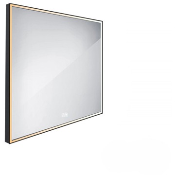 

Nimco LED zrcadlo 60 × 60 cm černé - dotykové s nastavením jasu a barvy ZPC 13066VX - 90