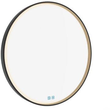 

Nimco LED zrcadlo 60 cm černé - dotykové s nastavením jasu a barvy ZPC 31000RVX - 90