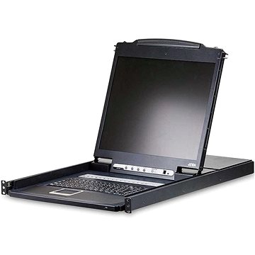 

ATEN 16-port KVM PS/2+USB, OSD, rack, 19" LCD, touchpad, klávesnice