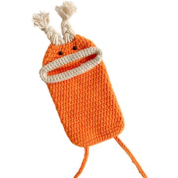 

ANNAM Háčkovaná taška oranžová