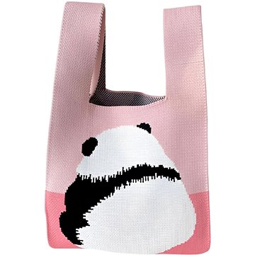 

ANNAM Panda tote bag růžová 35 × 20 cm