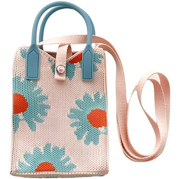 

ANNAM Mini taška crossbody růžová kopretina 25 × 11 cm