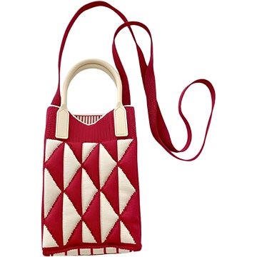 

ANNAM Mini taška crossbody červený trojúhelník 25 × 11 cm