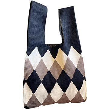 

ANNAM Tote bag černá, diamanty 44 × 25 cm