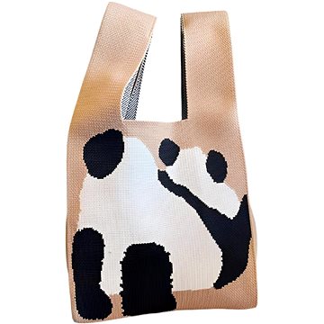 

ANNAM Tote bag panda khaki 44 × 25 cm