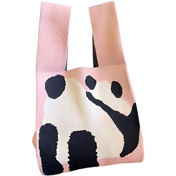 

ANNAM Tote bag panda růžová 44 × 25 cm