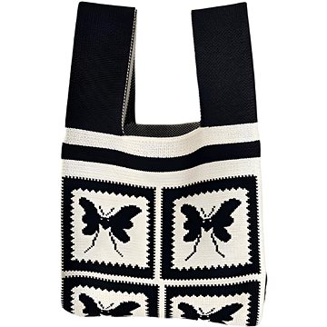 

ANNAM Tote bag černý motýl 36 × 20 cm