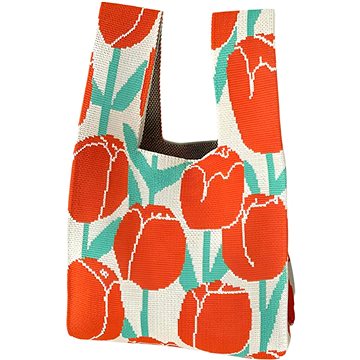 

ANNAM Tote bag oranžový tulipán 36 × 20 cm