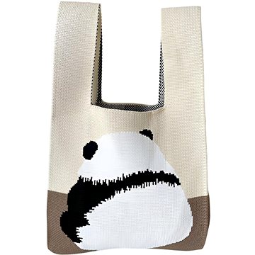 

ANNAM Panda tote bag khaki 35 × 20 cm
