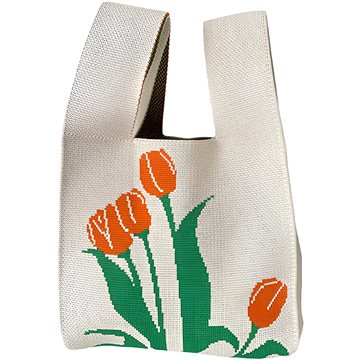 

ANNAM Tote bag oranžový tulipán 36 × 20 cm