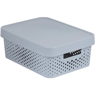 

Curver INFINITY DOTS box 11L - šedý