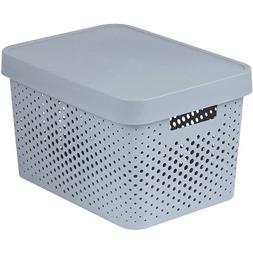 

Curver INFINITY DOTS box 17L - šedý