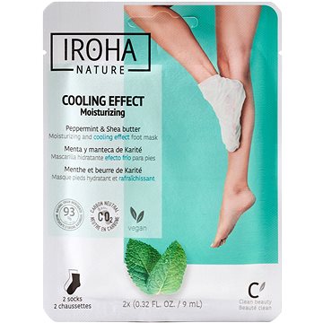 

IROHA NATURE Maska na nohy Peppermint and Shea Butter 2 × 9 ml