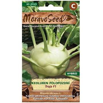 

MORAVOSEED CZ Kedluben polopozdní TROJA F1 - hybrid, bílý