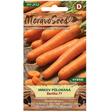 

MORAVOSEED CZ Mrkev poloraná BERLIKA F1 - hybrid