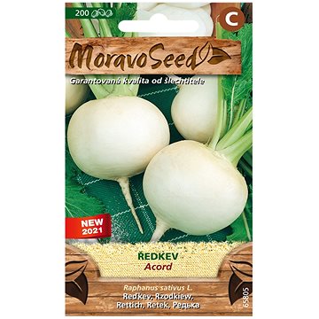 

MORAVOSEED CZ Ředkev ACORD, kulatá bílá